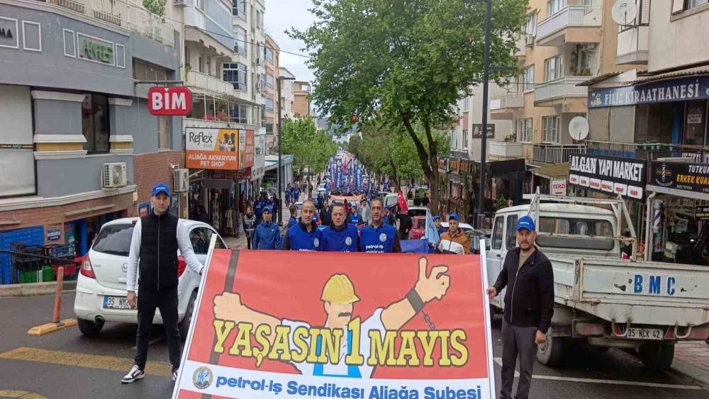 Aliağa&rsquo;da 1 Mayıs kutlandı
