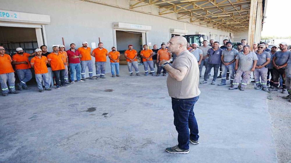 B&ouml;lgede etkili olan &ccedil;&ouml;l sıcakları nedeniyle mesai saatleri değiştirildi

