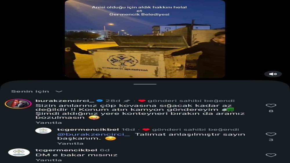 Başkan Zencirci&rsquo;den konteyner mizahı: "Konum atın, kamyon g&ouml;ndereyim"
