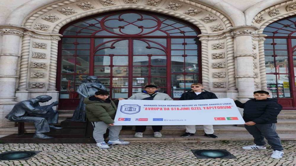 Marmarisli &ouml;ğrenciler &lsquo;Avrupa&rsquo;da stajımı &ouml;zel yapıyorum&rsquo; projesiyle Portekiz&rsquo;de staj yaptı
