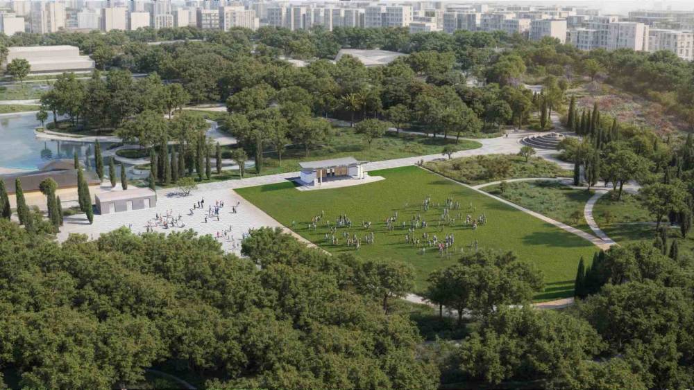 Lunapark alanına yeşille b&uuml;t&uuml;nleşen Zeytin Sahne geliyor
