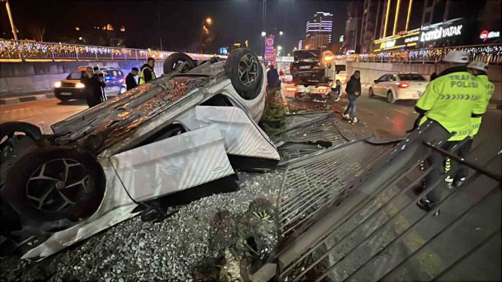 Takla atan ara&ccedil;lardan burunları dahi kanamadan &ccedil;ıktılar
