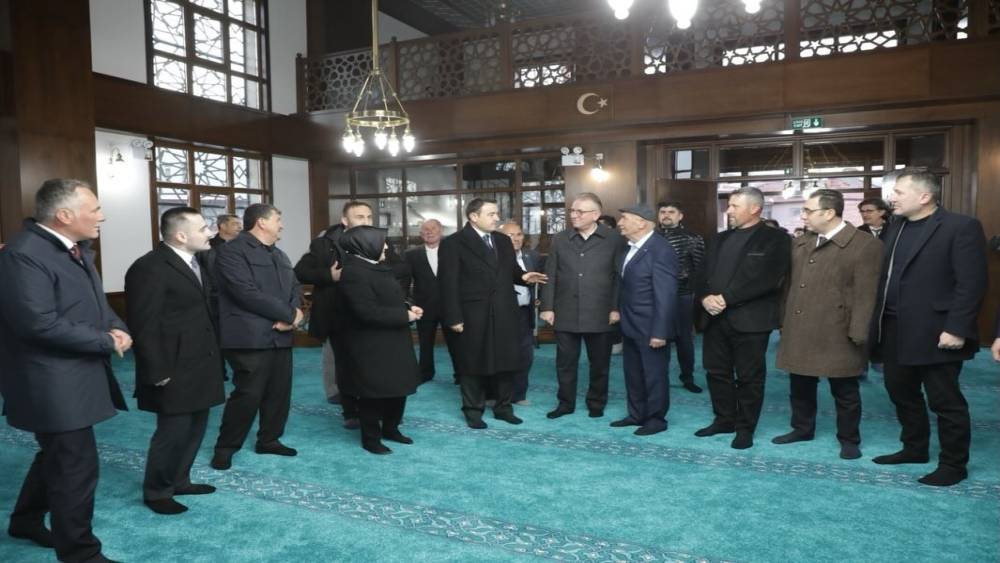 Domani&ccedil; Sultan Alaaddin Camii ibadete a&ccedil;ıldı
