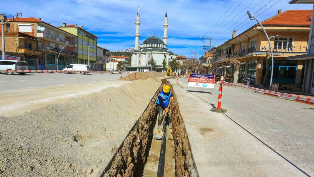 Tavas Kızılca&rsquo;da 28 kilometrelik hat tamamlandı
