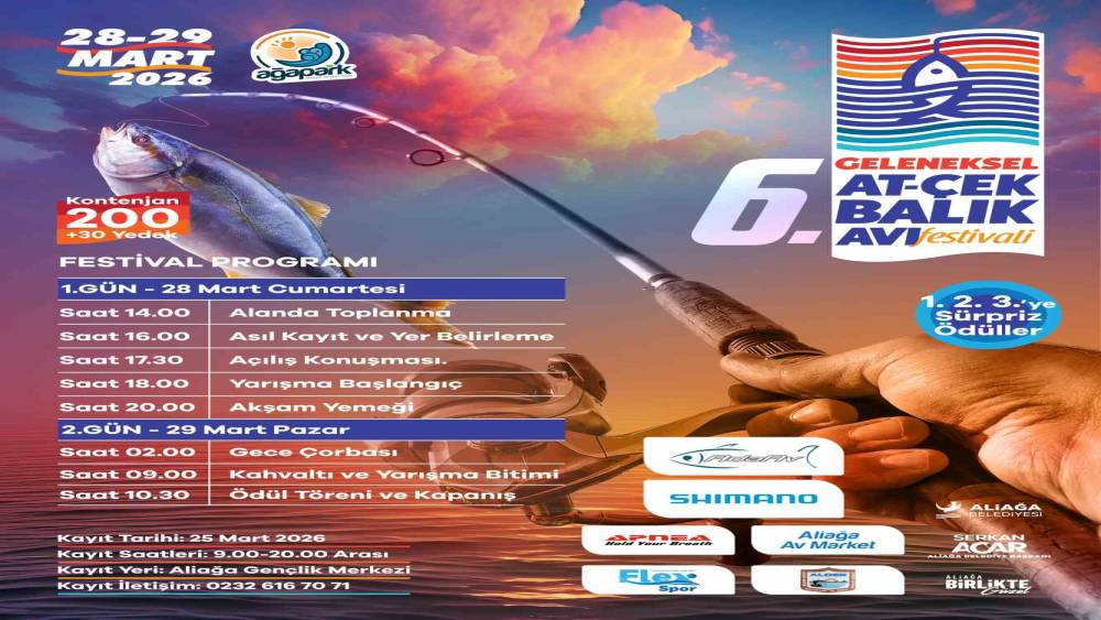 Aliağa&rsquo;da &rsquo;6. Geleneksel At-&Ccedil;ek Balık Avı Festivali&rsquo; coşkusu başlıyor
