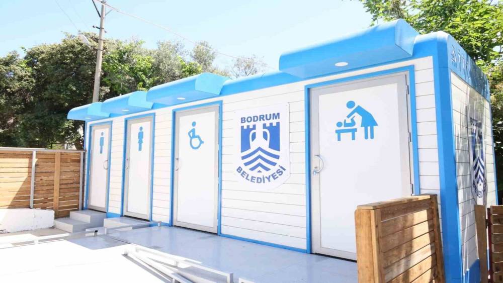 Bodrum&rsquo;da modern tuvaletler hizmete alındı
