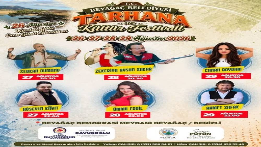 Beyağa&ccedil;, Tarhana ve K&uuml;lt&uuml;r Festivaline hazırlanıyor
