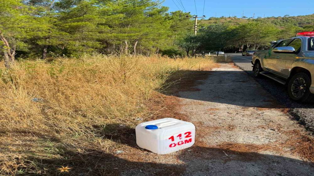 Marmaris&rsquo;te kritik noktalara ilk m&uuml;dahale i&ccedil;in su bidonu
