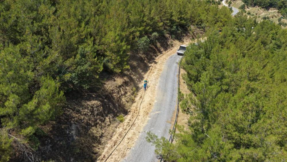 Bozdoğan D&uuml;men Mahallesi&rsquo;nin i&ccedil;me suyu altyapısı g&uuml;&ccedil;leniyor
