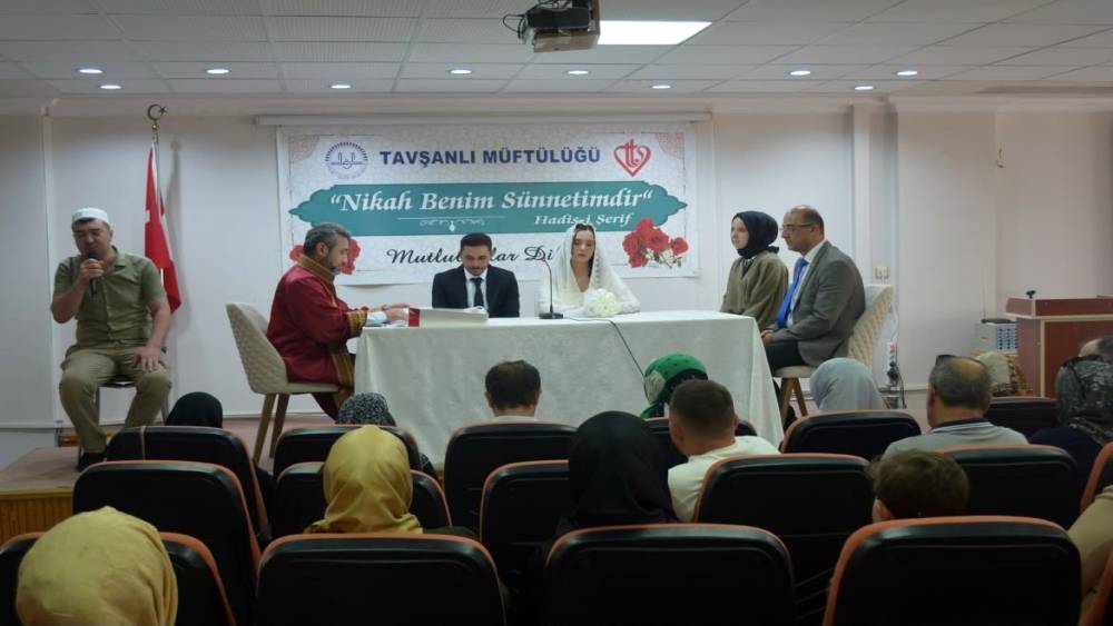 "İki İnsan Bir Hayat" projesiyle Tavşanlı&rsquo;da anlamlı nik&acirc;h
