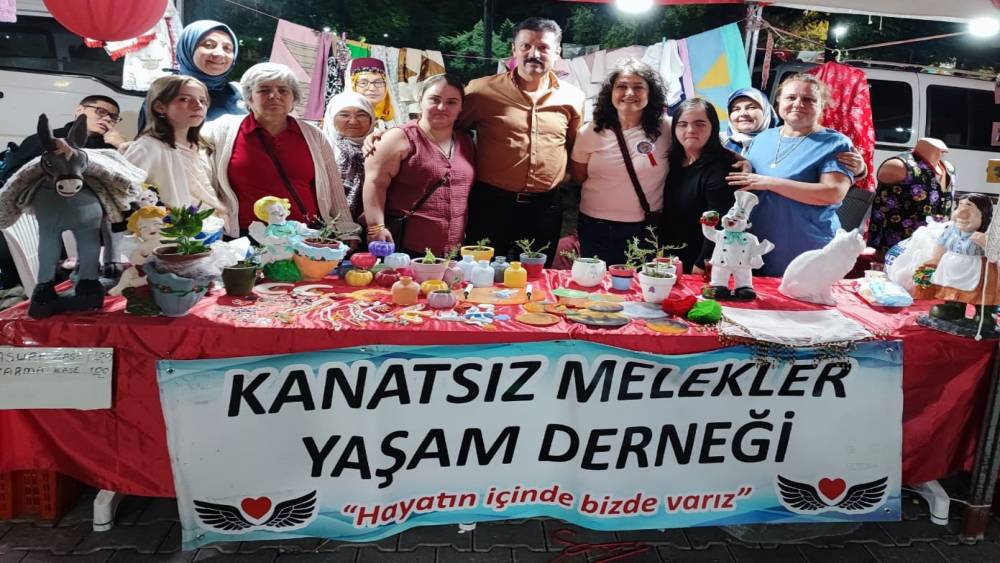 Kanatsız Melekler festivale renk kattı
