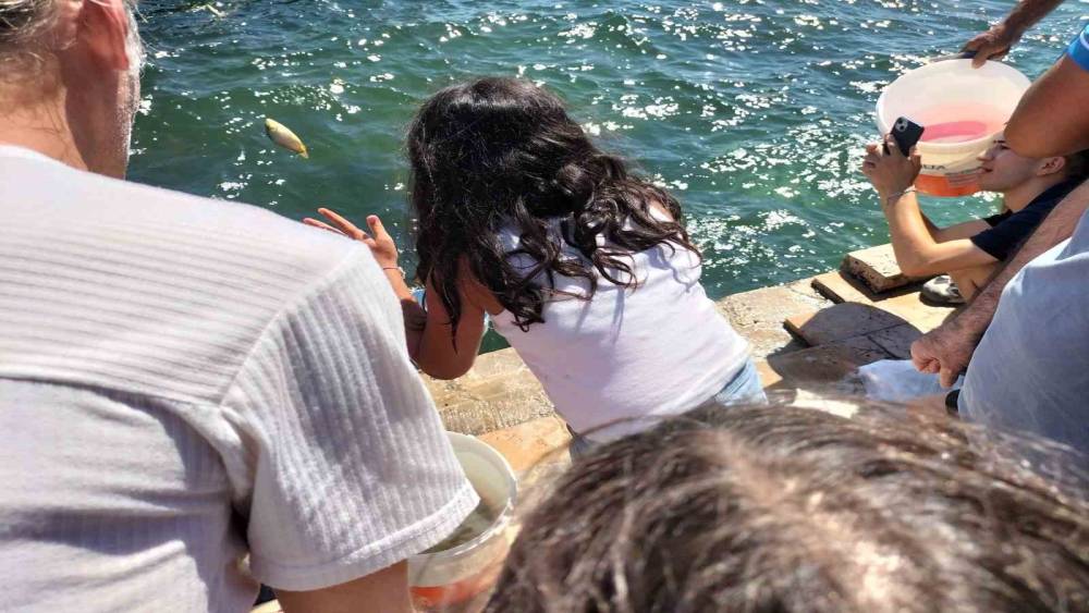 K&ouml;yceğiz G&ouml;l&uuml;&rsquo;ne yavru balık bırakıldı
