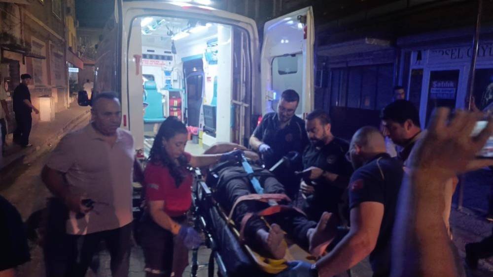 Araması olan şahsın, g&ouml;zaltına alınacağı sırada ka&ccedil;ışı kamerada
